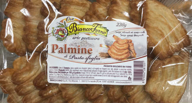 Palmine bianco forno vegan