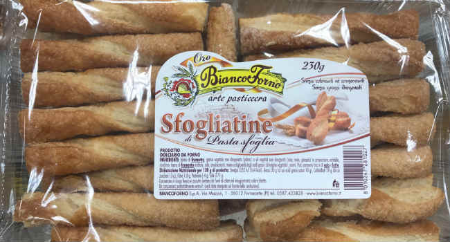 Sfogliatine pasta sfoglia bianco forno