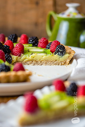Crostata di frutta vegana