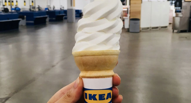 Ikea gelato vegano