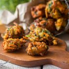 Pakora di verdure con crema al curry