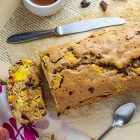 Plumcake vegano alle pesche e cioccolato