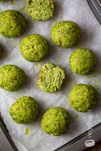 Polpette di quinoa alle cime di rapa