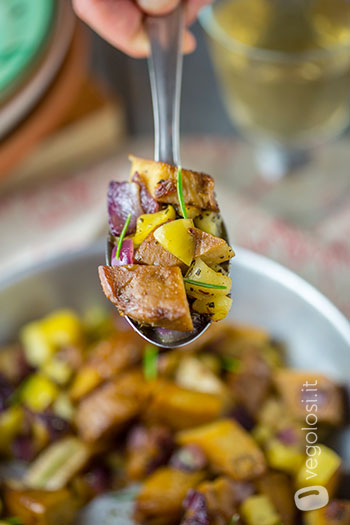 Seitan alle mele e rosmarino