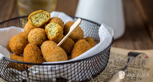 Crocchette vegane di tofu e olive