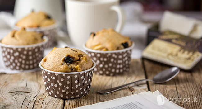 Muffin alle mele e cannella vegani