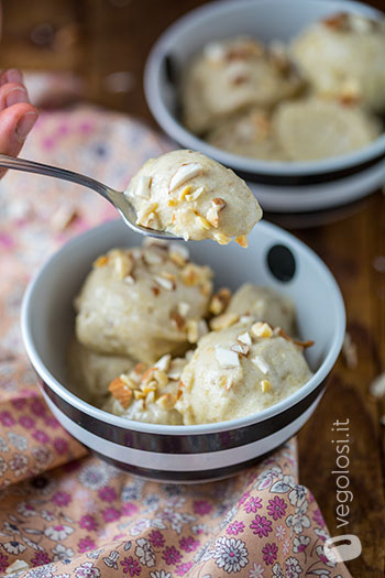 Gelato di banane all'apple pie