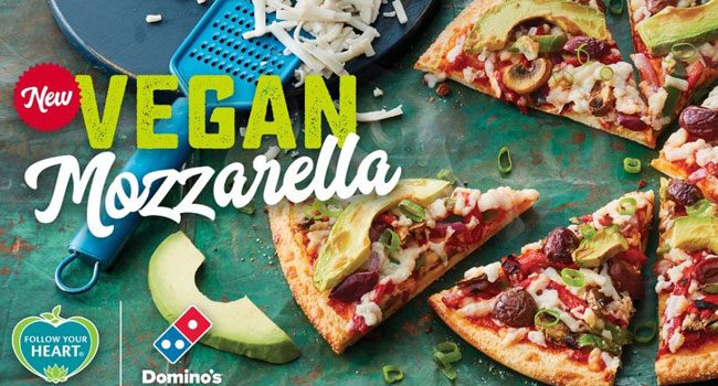 Domino's pizza vegana