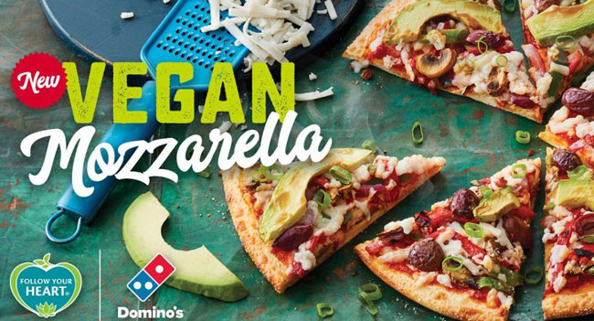 Domino's pizza vegana