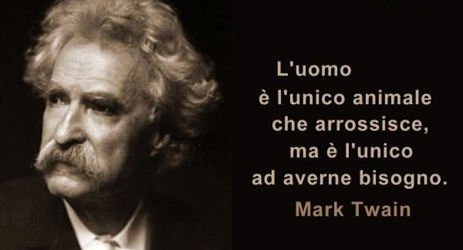 Mark Twain aforisma animali