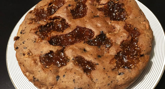 Torta vegana fichi e cioccolato