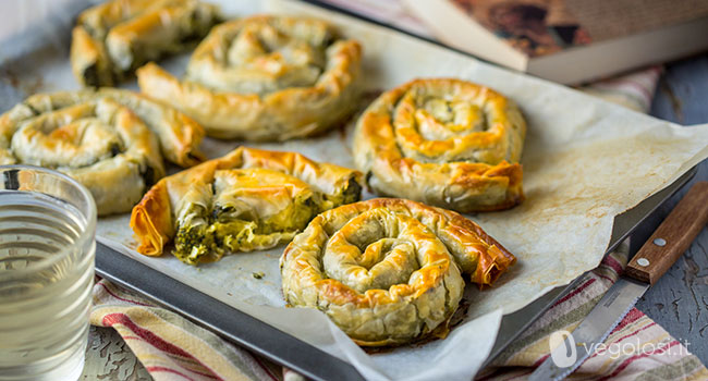 Borek agli spinaci e tofu affumicato