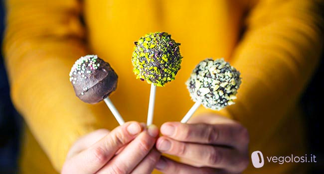 Cake pops vegani