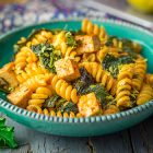 Fusilli con cime di rapa, tofu e limone