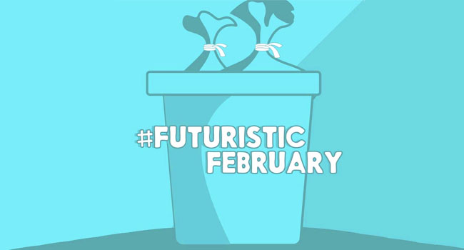 zero rifiuti sfida social Futuristic February