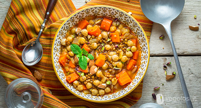Zuppa di legumi alla marocchina