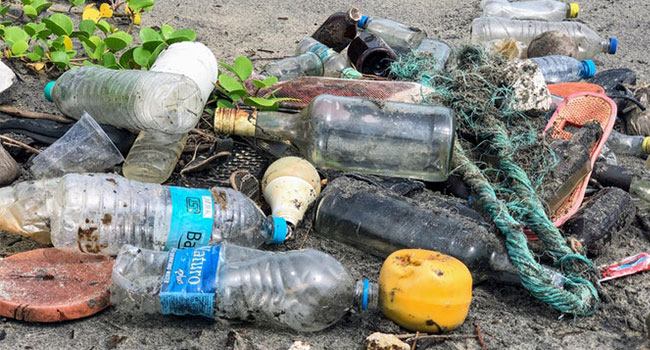 Rifiuti plastica in mare
