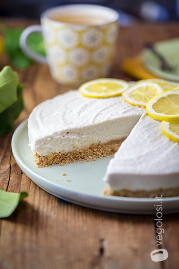 Cheesecake vegan al limone