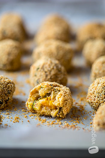 Polpette di verdure estive e ceci