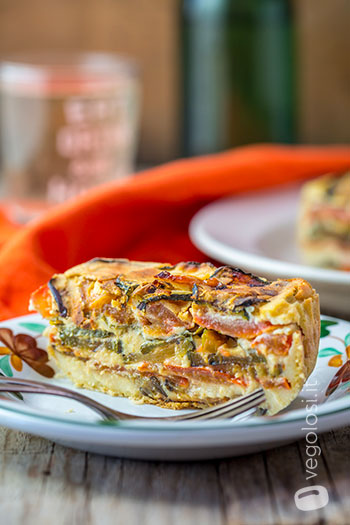 Sformato di verdure estive vegan