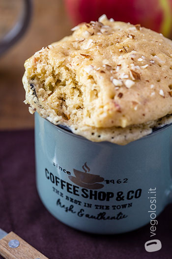Mugcake mele e cannella