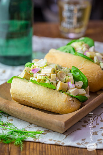 Panino vegano estivo