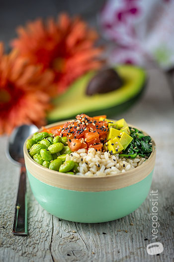 Poke bowl vegana