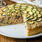 Torta salata vegana soffice alle verdure