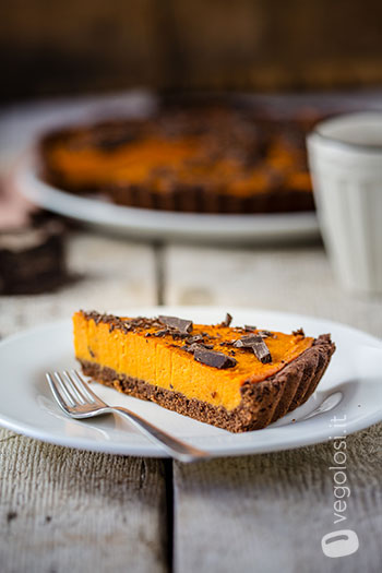 Crostata patate dolci e cioccolato