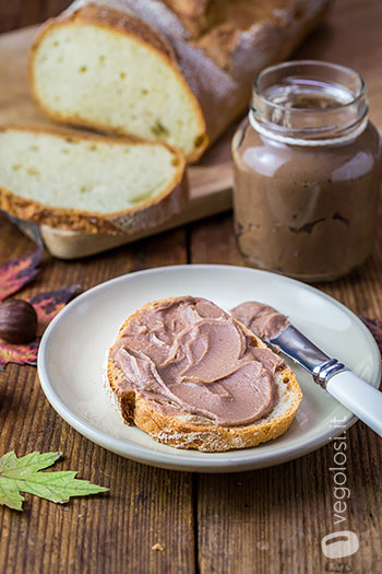 Crema crema di castagne spalmabile vegan