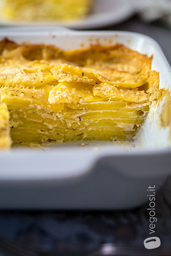 Gratin di patate classico vegan