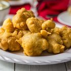 Frittelle di ceci con maionese di cavolfiori