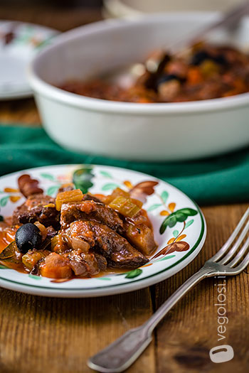 Seitan alla cacciatora