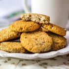 biscotti vegani alla banana senza zucchero e senza glutine