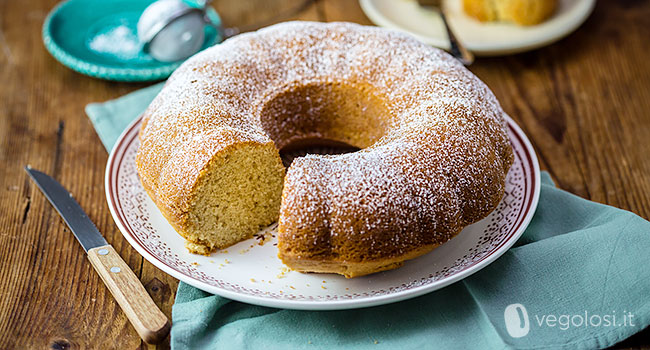 ciambellone vegano alla vaniglia e yogurt