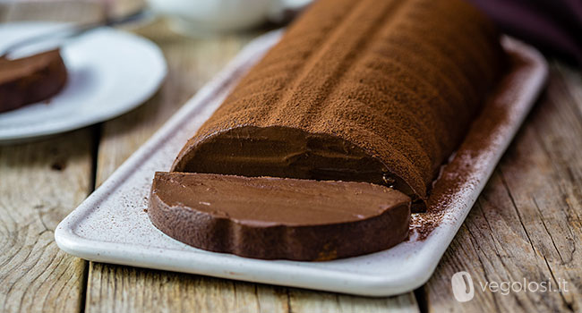 Torta budino al cioccolato fondente