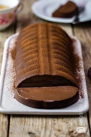 Torta budino al cioccolato fondente