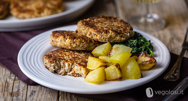 Hamburger vegani di cavolfiori