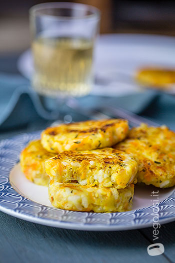 potato cakes carote riso