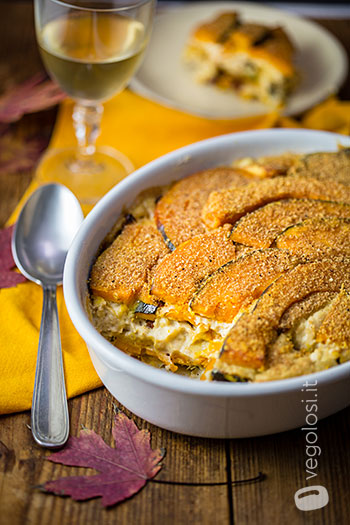 Parmigiana di zucca vegana