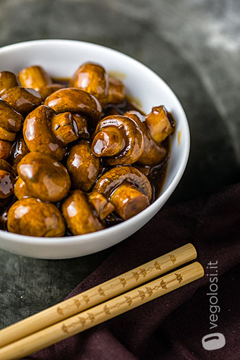 Funghi trifolati all'aceto balsamico