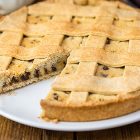 Crostata con ricotta vegan e cioccolato fondente