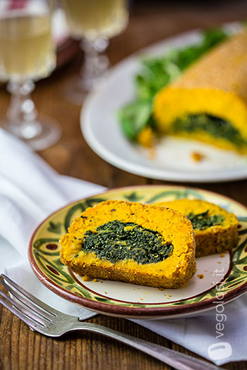 Polpettone di zucca vegano