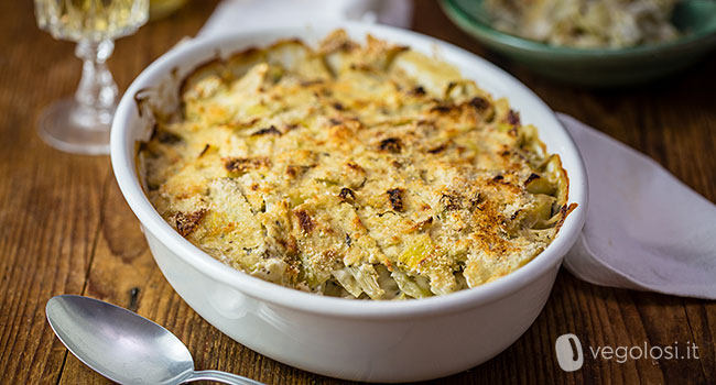 sformato porri finocchi gratin