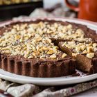 Crostata alle patate dolci e cioccolato