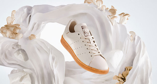 Adidas venderà scarpe in pelle vegetale ricavata dai funghi