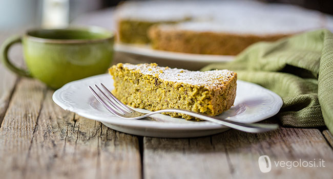 Tenerina vegan al pistacchio