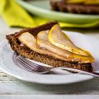 Crostata vegan pere e cioccolato