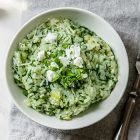 Risotto alle ortiche vegan