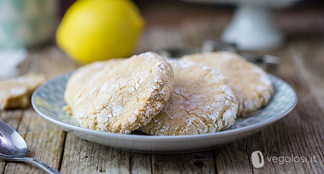 Cookies vegani al limone